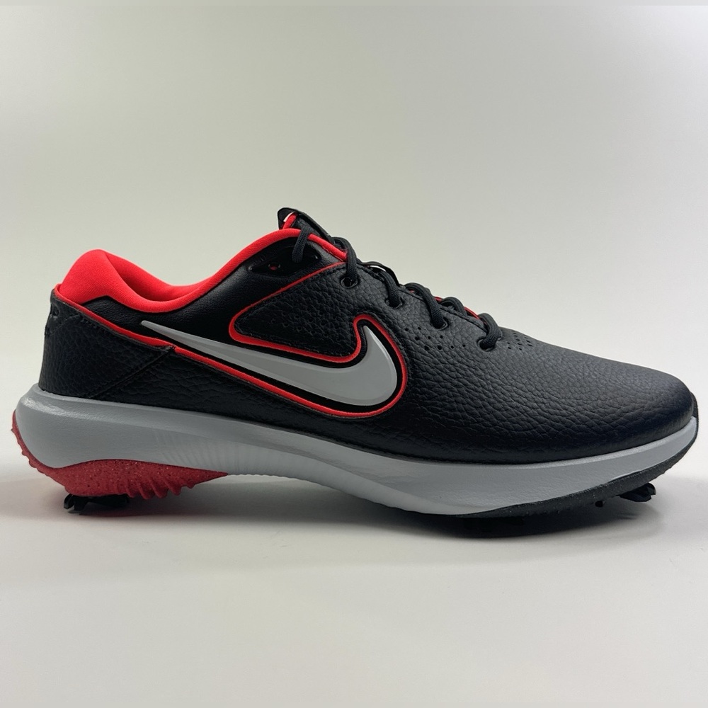Nike Victory Pro 3 Mens Wide Width Black Red Golf Shoes Next Nature DX9028-005